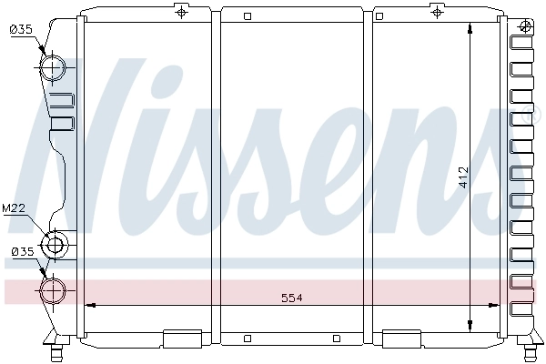 Radiator, pendingin mesin ** FIRST FIT ** 60033