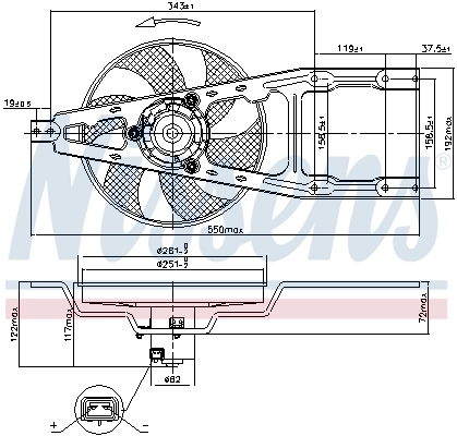 Fan, engine cooling 85134