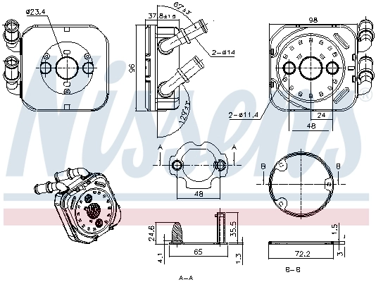 Pendingin oli, oli mesin 91583