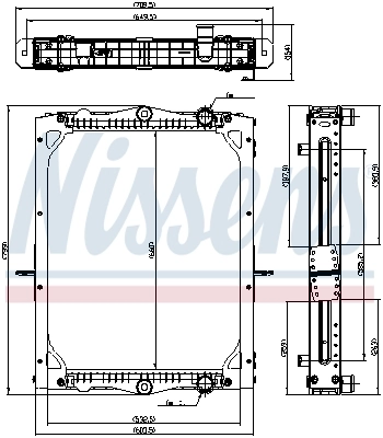 NISSENS 606773 Radiator, engine cooling