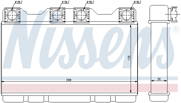 Heat Exchanger, interior heating 70515