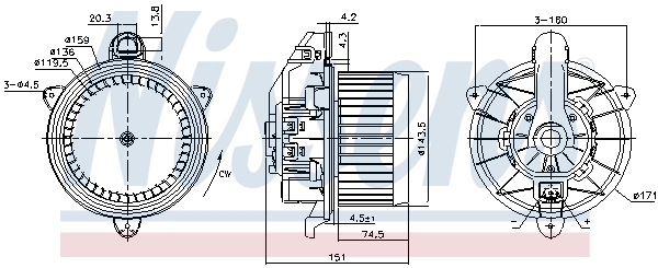 Interior Blower 87710