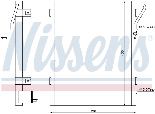 NISSENS 940019 Condenser, air conditioning