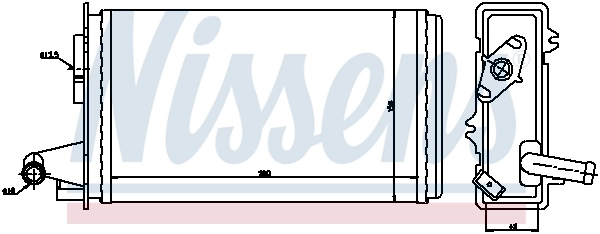 Heat Exchanger, interior heating ** FIRST FIT ** 71438