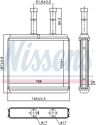 Heat Exchanger, interior heating 76504