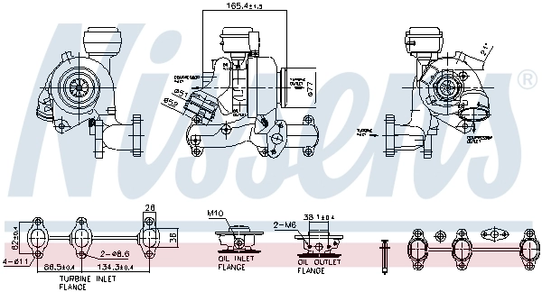 NISSENS 93495 Charger, charging (supercharged/turbocharged)