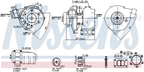 NISSENS 93578 Charger, charging (supercharged/turbocharged)
