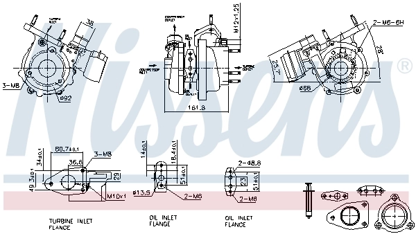 NISSENS 93436 Charger, charging (supercharged/turbocharged)