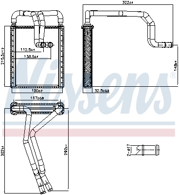 Heat Exchanger, interior heating 707326