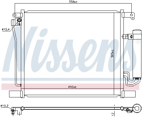 NISSENS 940929 Condenser, air conditioning