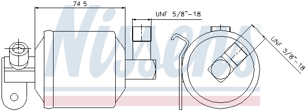 NISSENS 95204 Dryer, air conditioning