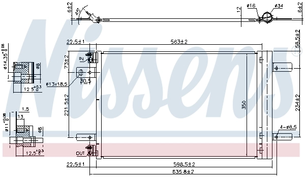Condenser, air conditioning ** FIRST FIT ** 940458