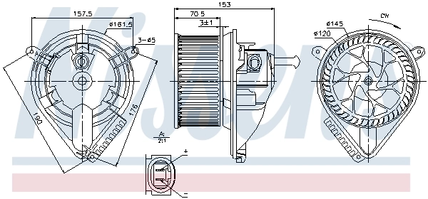 Interior Blower 87095