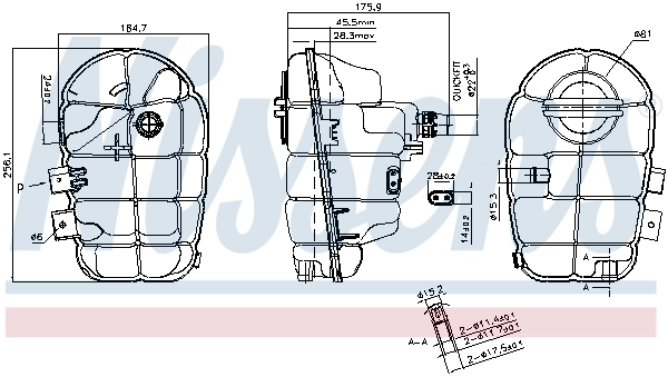 Expansion Tank, coolant ** FIRST FIT ** 996145