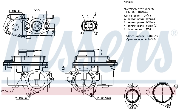 EGR Valve ** FIRST FIT ** 98192