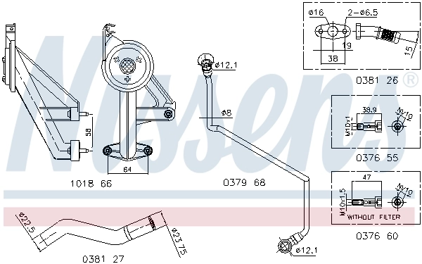 NISSENS 9300908 Mounting Kit, charger