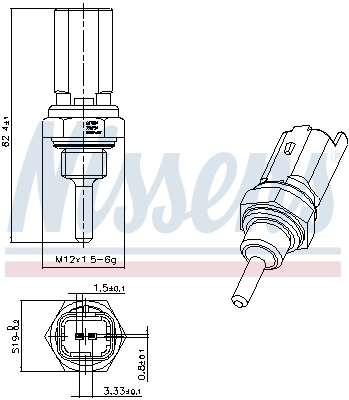 Sensor, coolant temperature ** FIRST FIT ** 207004