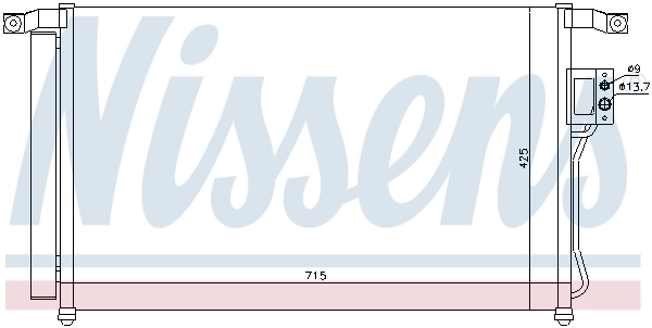 Condenser, air conditioning ** FIRST FIT ** 94869