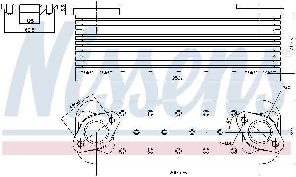 Radiador de aceite, aceite motor 90827