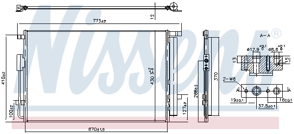 Condenser, air conditioning ** FIRST FIT ** 940863