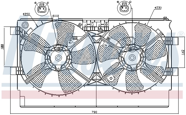 Fan, engine cooling 85635