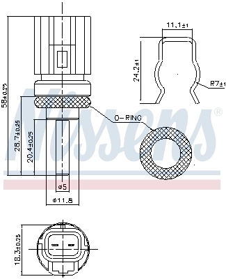 Sensor, coolant temperature ** FIRST FIT ** 207020