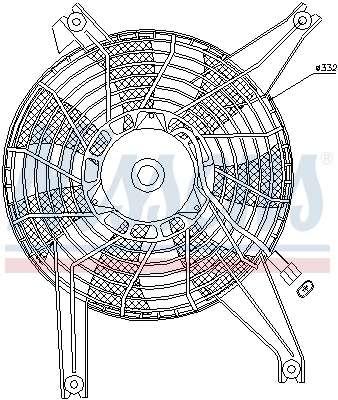 Fan, engine cooling 85383