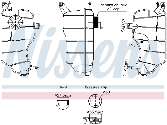 Expansion Tank, coolant 996338