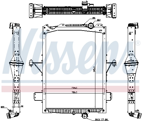 Radiator, pendingin mesin 65624
