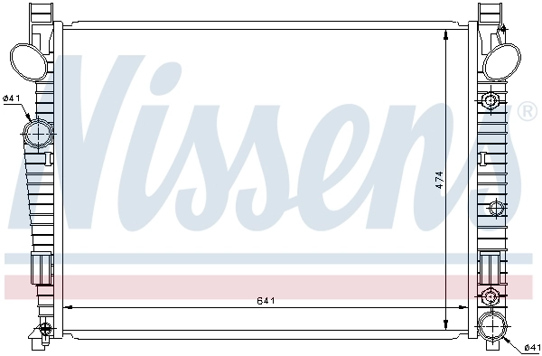 NISSENS 62772 Radiator, engine cooling