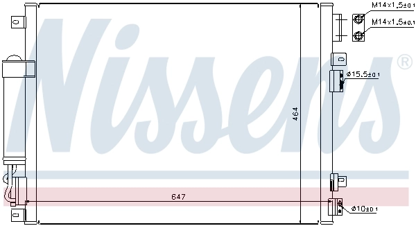 Condenser, air conditioning ** FIRST FIT ** 94874