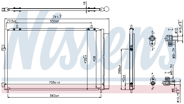 Condenser, air conditioning ** FIRST FIT ** 940349