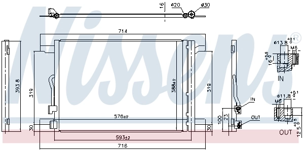 Condenser, air conditioning ** FIRST FIT ** 940870