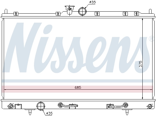 Radiator, pendingin mesin 62894