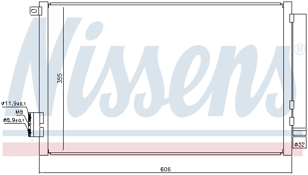 Condenser, air conditioning ** FIRST FIT ** 940396