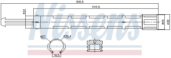 NISSENS 95514 Dryer, air conditioning