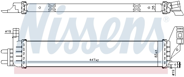 NISSENS 606793 Radiator, engine cooling