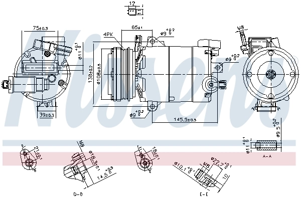 Compressor, air conditioning ** FIRST FIT ** 890794