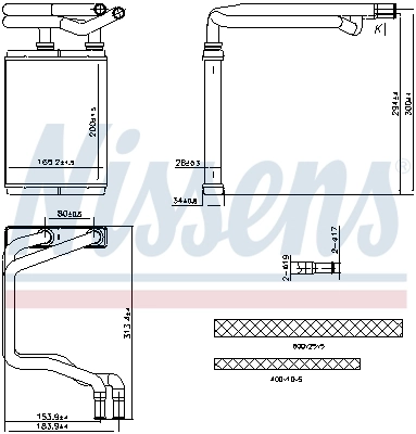 Heat Exchanger, interior heating 707291