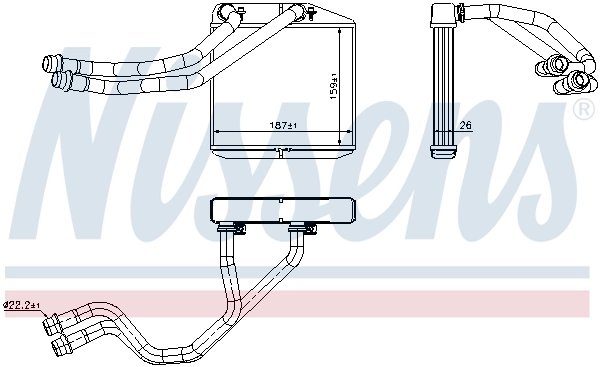 Heat Exchanger, interior heating 71455