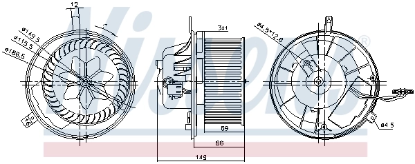 Interior Blower 87032