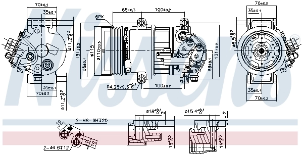 Compressor, air conditioning ** FIRST FIT ** 890078