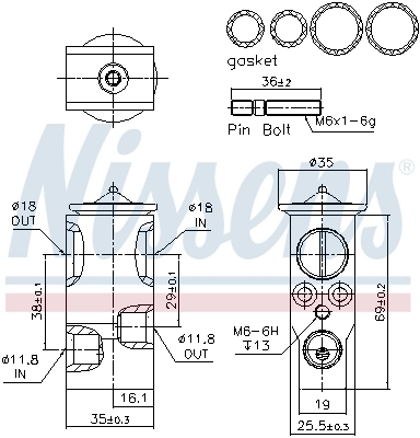 Expansion Valve, air conditioning ** FIRST FIT ** 999377