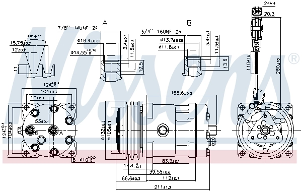 NISSENS 89472 Compressor, air conditioning