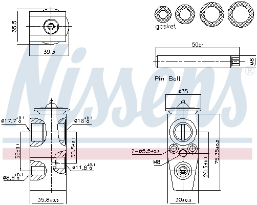 Expansion Valve, air conditioning ** FIRST FIT ** 999445