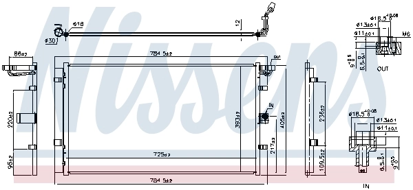 Condenser, air conditioning ** FIRST FIT ** 940902