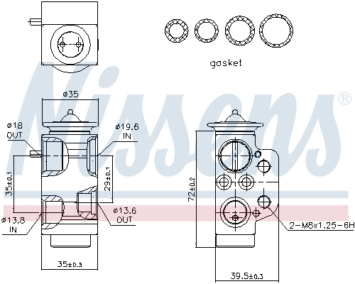 Expansion Valve, air conditioning ** FIRST FIT ** 999317