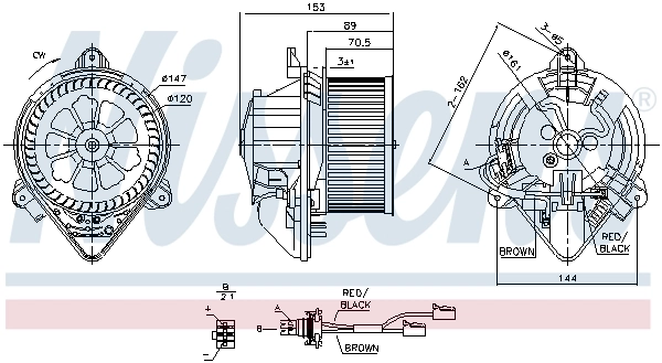 Interior Blower 87053