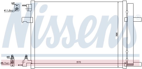 Condenser, air conditioning ** FIRST FIT ** 940134