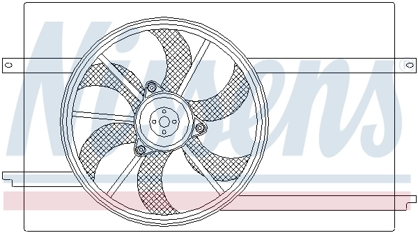 Fan, engine cooling 85593